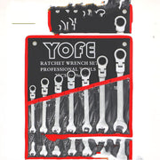 Petpig Car Wrenches Set Ratchet Key SeSpanners Tools Set Universal Wrench Car Repair Flexible Head Ratcheting Wrench