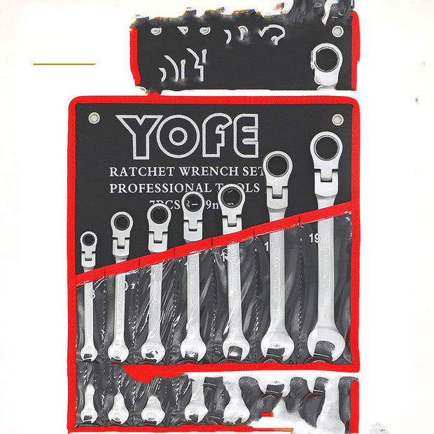 Petpig Car Wrenches Set Ratchet Key SeSpanners Tools Set Universal Wrench Car Repair Flexible Head Ratcheting Wrench