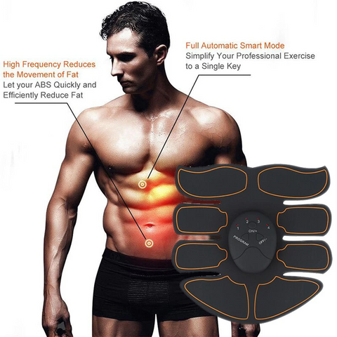 EMS Abdominal Muscle Toning Trainer ABS Stimulator Toner Fitness