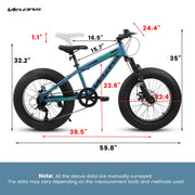 VeloCore™ City-Cruizer – 20-Inch Fat Tire Mountain Bike