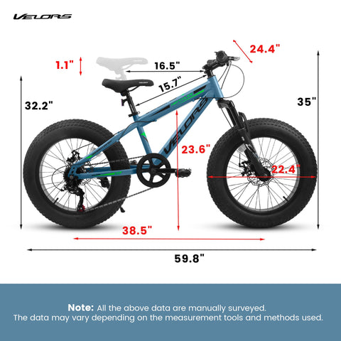 VeloCore™ City-Cruizer – 20-Inch Fat Tire Mountain Bike