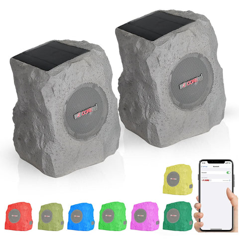 5Core Outdoor Wireless Speakers Bluetooth Rock Waterproof Linkable TWS