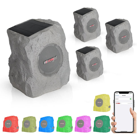 5Core Outdoor Wireless Speakers Bluetooth Rock Waterproof Linkable TWS