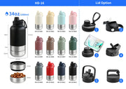 3-in-1 Travel Water Bottle