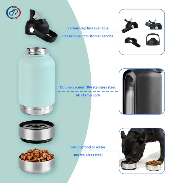 3-in-1 Travel Water Bottle