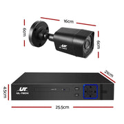 UL-tech Home CCTV Security System Camera 4CH DVR 1080P 1500TVL 1TB