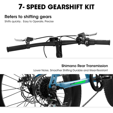 VeloCore™ City-Cruizer – 20-Inch Fat Tire Mountain Bike