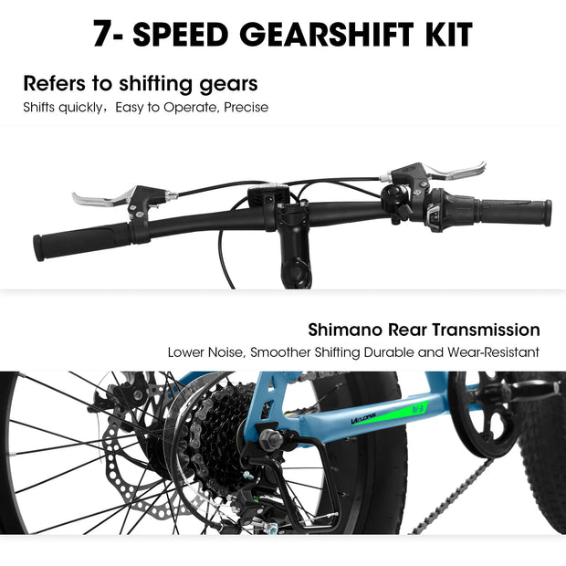 VeloCore™ City-Cruizer – 20-Inch Fat Tire Mountain Bike