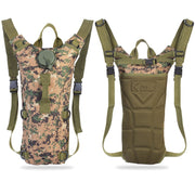 1Pc 3L Tactical Hydration Pack  Water Bladder Adjustable Water Drink Backpack For Hiking Cycling Climbing Running